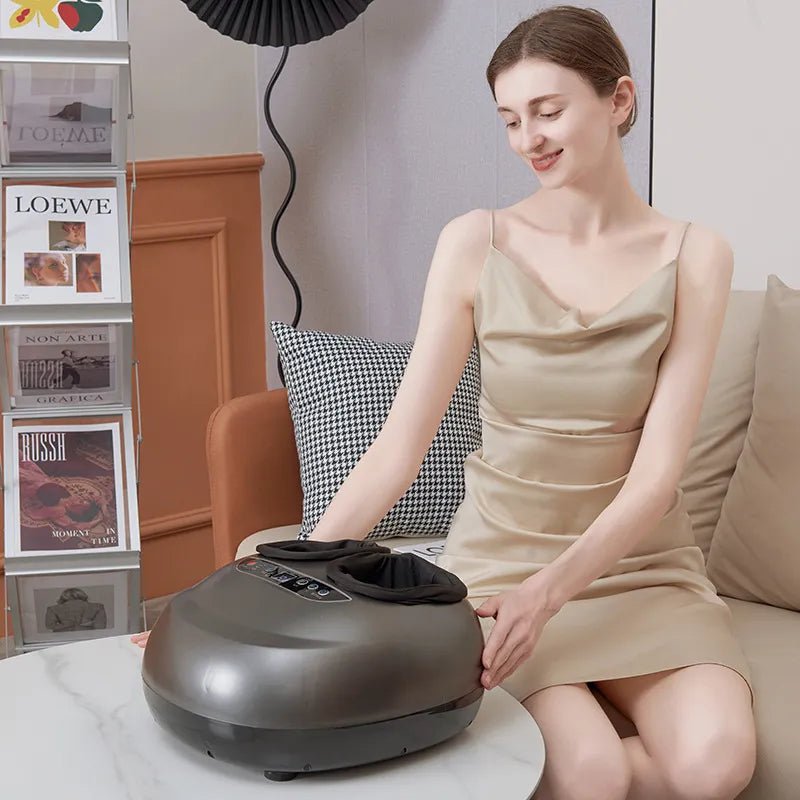 Full Wrap Foot Massager — Shiatsu Heat & Air Compression - BF Beauty