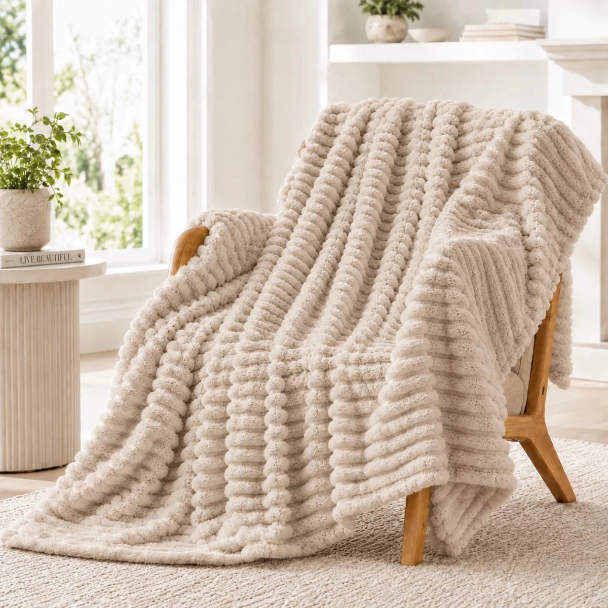 Ultra-Plush Faux Fur Throw - BF Beauty