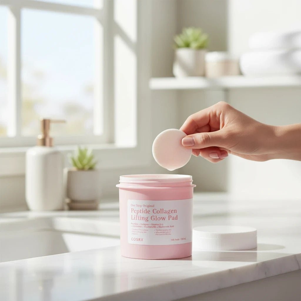 COSRX One Step Original Peptide Collagen Lifting Glow Pad 300ml/100ea - BF Beauty