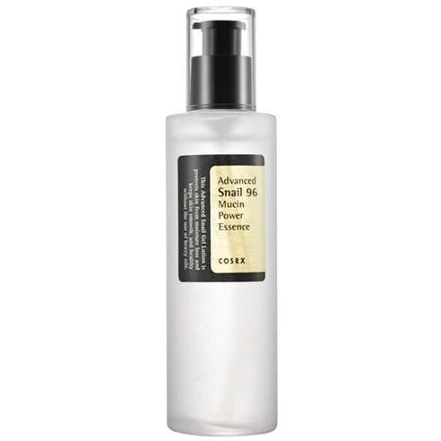 Best Friend Beauty COSRX Advanced Snail 96 Mucin Power Essence in a clear pump bottle for skin hydration.