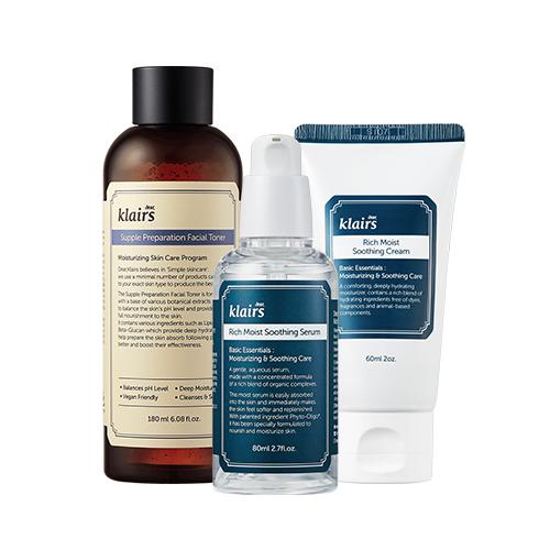 KLAIRS BASIC & BEST SET- Essential Facial Skincare Routine Set - BF Beauty