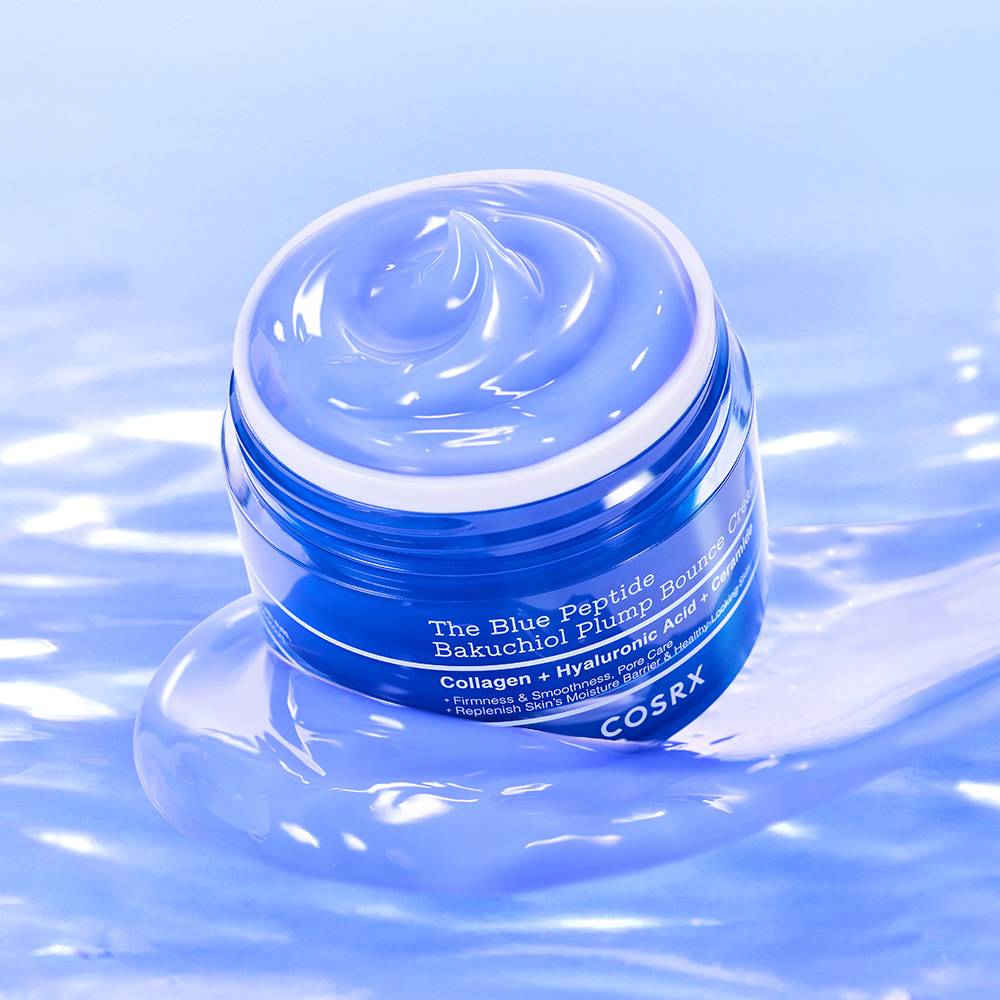 COSRX The Blue Peptide Bakuchiol Plump Bounce Cream 50g - Best Friend Beauty