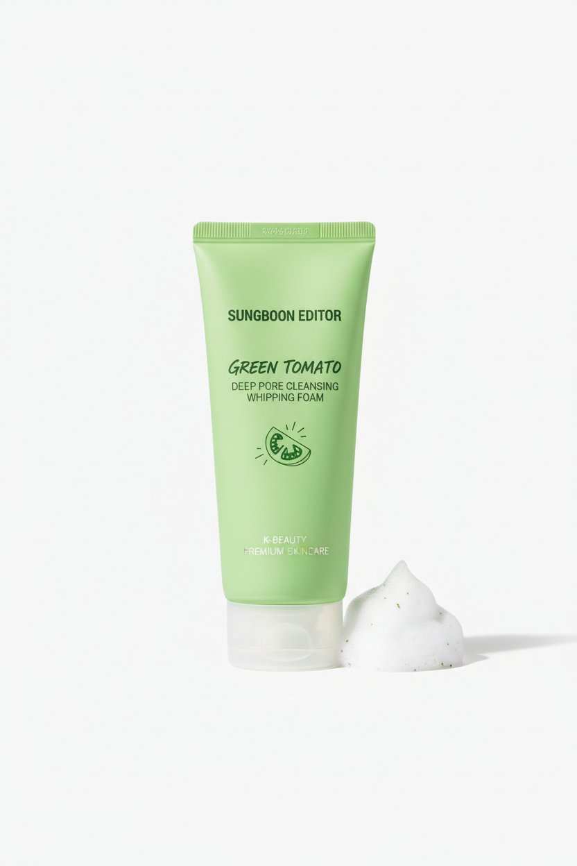 SUNGBOON EDITOR Green Tomato Deep Pore Cleansing Ultra Whipping Foam 120g